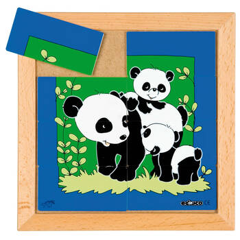 8pc Educo Mother and Child - Panda Puzzle Educational Play Kids/Children 3y+