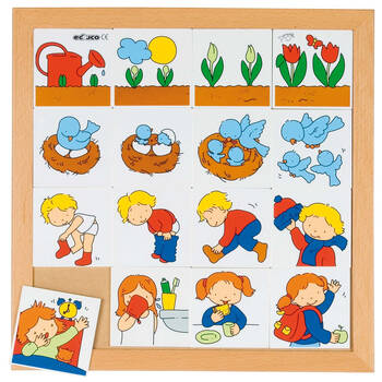 Educo Comprehension Lotto What Happens First? Memory Educational Toy Kids - 3y+