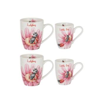 2x 2pc Ashdene Mini Me Lady Beverage Bug/Little Bug Mug Gift Set