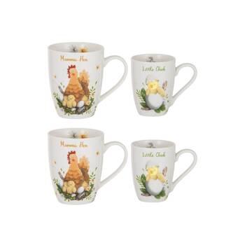 2x 2pc Ashdene Mini Me Mother Beverage Hen/Chick Mug Gift Set