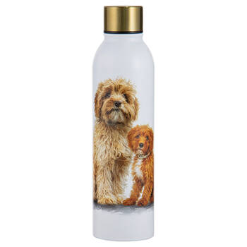 Ashdene Puppy Love Cavoodle Water Drink Bottle 24.5cm