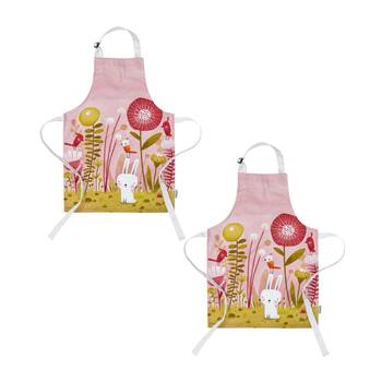2PK Ashdene Playful Bunnies Kids Cooking/Crafting Apron 40x55cm