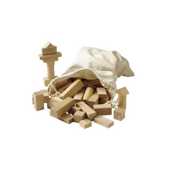 100pc Educo Building Blocks Natural Construction Play Toy Kids/Children - 3y+