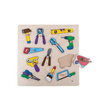 Educo Inlay Board Puzzle Tools Skill Development Educational Toy Kids - 3y+