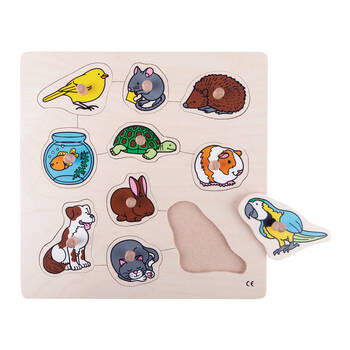 Educo Inlay Board Puzzle - Pets Skill Development Kids/Children 3y+