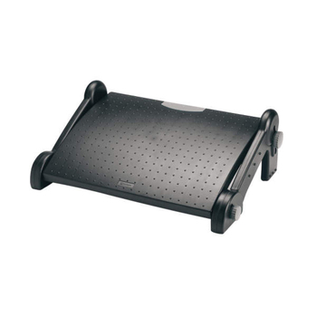 Kensington 20cm Footrest PVC Tilt Adjustable Platform - Grey