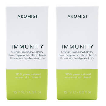 2PK Gibson Gifts Aromist Oil Aromatherapy 15ml - Immunity