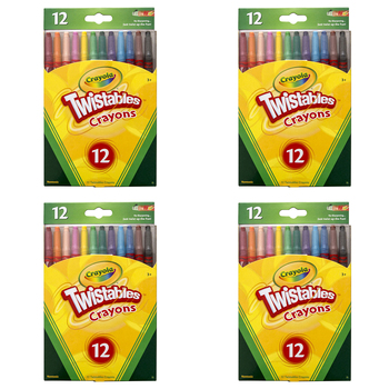 48pc Crayola Twistables Crayons Kids 3y+