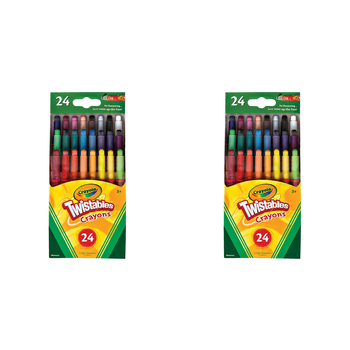 48pc Crayola Mini Twistables Crayons Kids 3y+