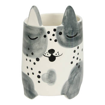 Annabel Trends Ceramic Animal Planter Large Daisy Dog 22.5cm