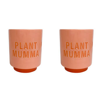 2PK Annabel Trends Ceramic Planter Flower Pot Decor 17cm - Plant Mumma