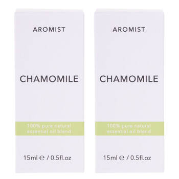 2PK Gibson Gifts Aromist Oil Aromatherapy 15ml - Chamomile Scent