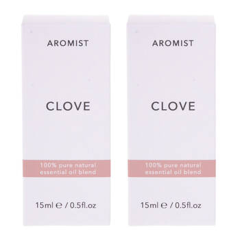 2PK Gibson Gifts Aromist Oil Aromatherapy 15ml - Clove Scent