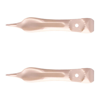 2x Cuisena Ezy-Aussie Prawn Peeler Kitchen Utensil - White