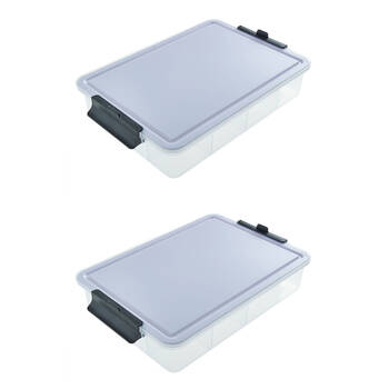 2PK Farberware SnackleBox Polypropylene Board and Box 30x40.5cm White/Clear