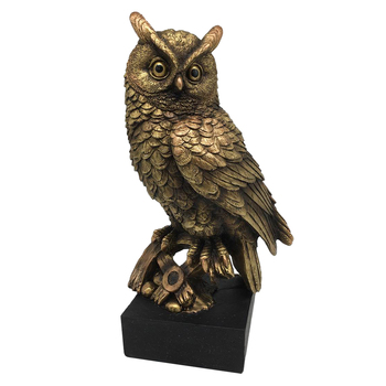 Gibson Gifts Owl Home Decor Figurine Large Bronze 28cm