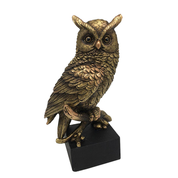 Gibson Gifts Owl Home Decor Figurine Medium Bronze 22.5cm