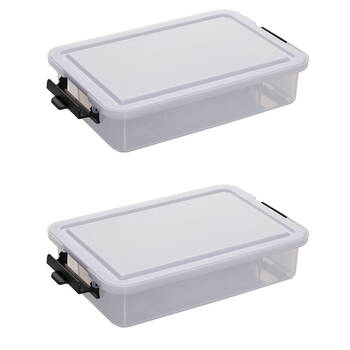 2PK Farberware SnackleBox Polypropylene Board and Box 20x32cm White/Clear
