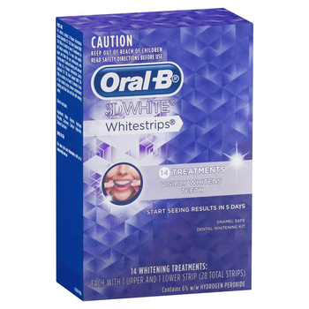 14pc Oral B 3D White Whitestrips Teeth Whitening Treatments