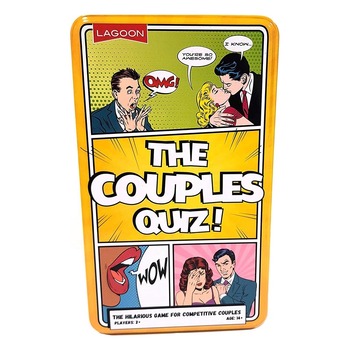 Tinned Game Lagoon The Couples Quiz! Family Games 14+