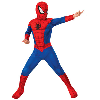 Marvel Boys Spider-Man Classic Costume - Size 3-5years