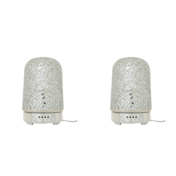 2PK Gibson Gifts Aroma Dome Humidifier Aromatherapy 15cm - Mosaic