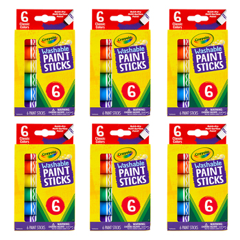 36pc Crayola Kids/Childrens Creative Washable Paint Sticks 36m+