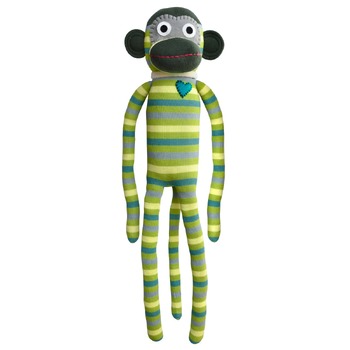 Frankie Green and Yellow Monkey 70cm Stuffed Animal Soft Plush Toy