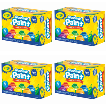 24pc Crayola Washable Paint 3+