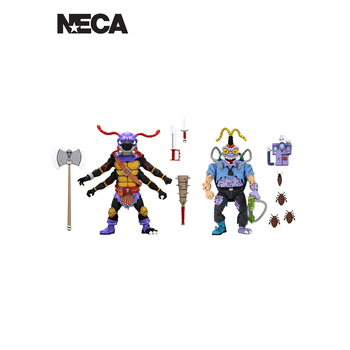 2pc Neca TMNT Antrax & Scumbug 7'' Scale Action Figures Toy 14+