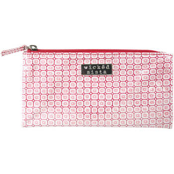 Wicked Sista Ella Star Small Flat Purse Red 20x10cm - Pink