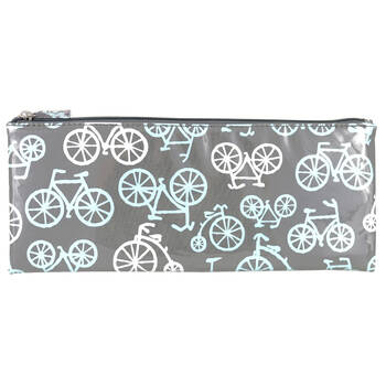 Wicked Sista Bicycles Long 34x14cm Flat Cosmetic/Makeup Bag