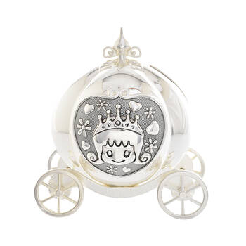 Gibson Gifts Silver Carriage Moneybank Baby/Infant Gift Keepsake