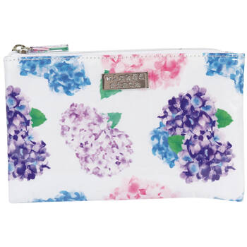 Wicked Sista Hydrangeas Large Flat Purse 21x14cm Rectangle