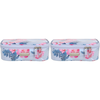 2PK Wicked Sista Peony Blooms Women's Rectangle Brush Bag