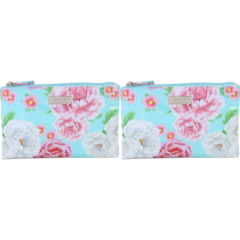 2PK Wicked Sista Sienna Fleur Women's Flat Purse Large