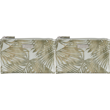 2PK Wicked Sista Golden Tropics Women's Flat Purse Large