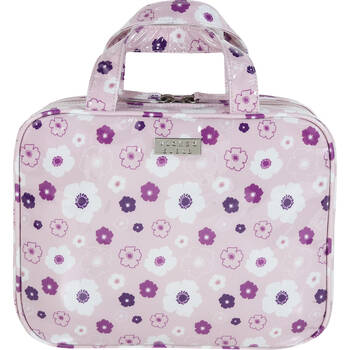 Wicked Sista Seasons Floral Large Hold All Cosmetic Bag 29x22cm - Pink