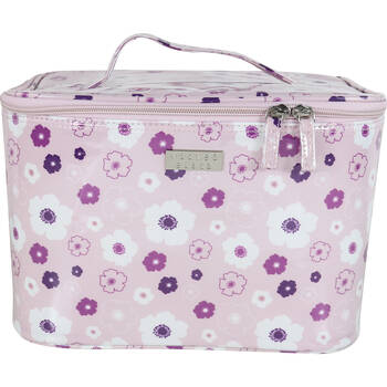 Wicked Sista Seasons Floral Large Beauty Case 28x19.5cm - Pink