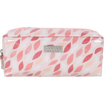 Wicked Sista Coral Leaves Rectangular Cosmetic Bag 22x10cm