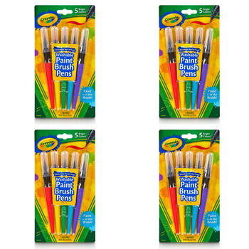 20pc Crayola Washable Paint Brush Pens Kids 3y+