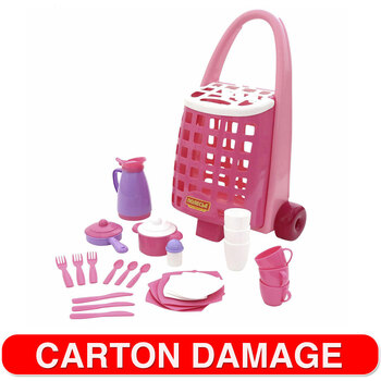 Polesie Trolley w/ 31pc Tableware