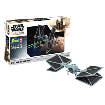 Revell Star Wars 1:65 The Mandalorian: Outland Tie Fighter Level 3 Model Kit 10y+