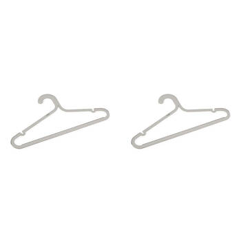 2x 5pc Joseph Joseph Orderly Anti-Tangle Clothes Hanger Set 41cm - Ecru
