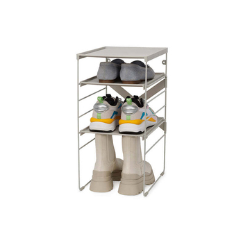 Joseph Joseph Level Adjustable Single Shoe Rack Steel 51cm - Ecru