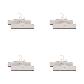 4x 2pc Joseph Joseph Orderly Trouser & Skirt Wardrobe Hanger Ecru