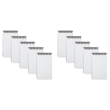 2PK 5pc Spirax P541 PP Notebook/Notepad 7mm Ruled 96-Pages - Black
