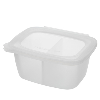 Progressive Softbox Silicone 4-Cup/940ml Divided Container Rectangle - Clear