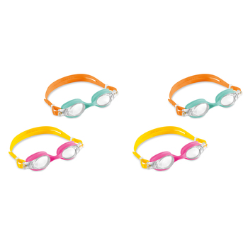 4pc Intex Kids/Children Swimming/Snorkeling Eye Goggles 3-8y