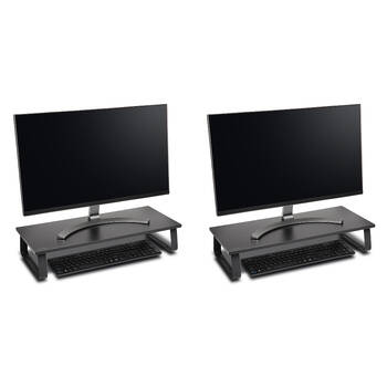 2PK Kensington Riser Stand/Holder For 32" Monitor - Black